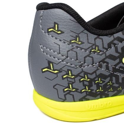 Imagem de Chuteira Futsal Umbro Class Neo Grafismos Cinza/Verde