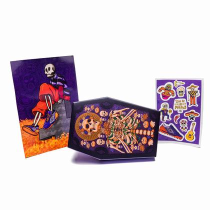 Imagem de Chuteira Futsal Umbro Pro 5 Bump Dia De Los Muertos Unissex