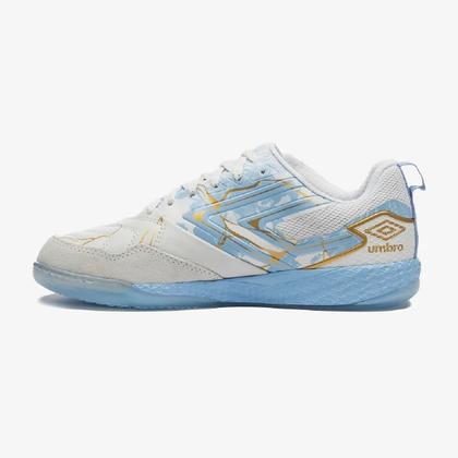 Imagem de Chuteira Futsal Umbro Pro 5 Bump Kintsugi Branco - Masculino Tamanho:39Cor:Branco