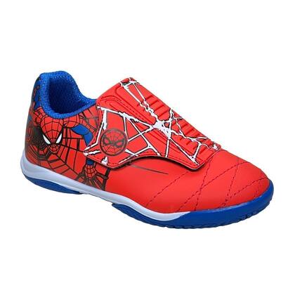 Imagem de Chuteira Infantil Marvel Indoor Futsal Homem Aranha Vermelho