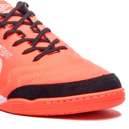 Imagem de Chuteira Masculina Umbro Futsal Pro 5 Bump Coral/Preto