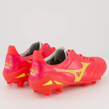 Chuteira Mizuno Morelia Neo IV Japan Campo Vermelha