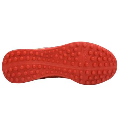 Imagem de Chuteira OXN Flamengo Avanti 3 Society Pro PVC Infantil - Bege/Vermelho/Preto