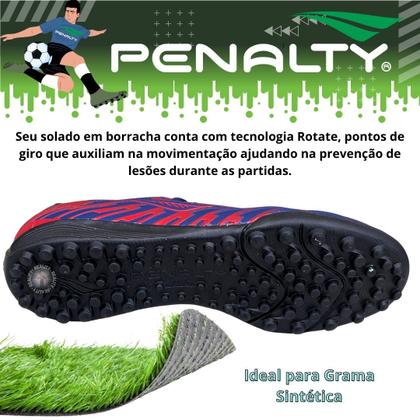 Imagem de Chuteira Penalty Society Bravo Y-3 Tenis de Futbol Trava Baixa