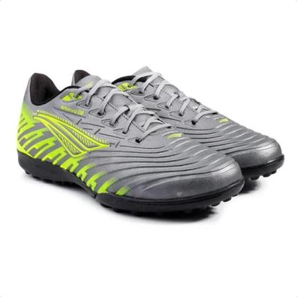 Imagem de Chuteira Society Penalty Bravo Y-3.0 - Chumbo/Amarelo - Tam 40