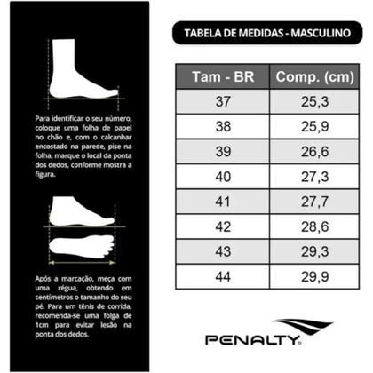 Imagem de Chuteira Society Penalty Bravo Y-3.0 - Chumbo/Amarelo - Tam 40
