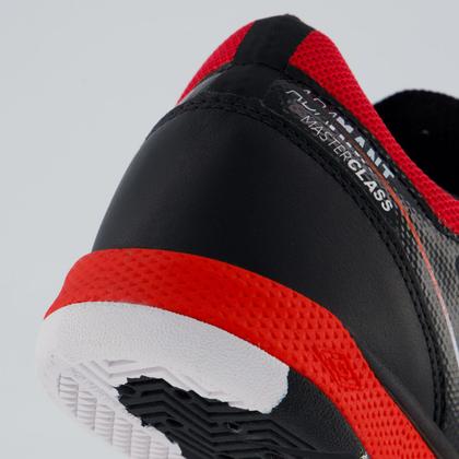 Imagem de Chuteira Umbro Adamant Master Class Pro Bump Futsal Preta e Vermelha