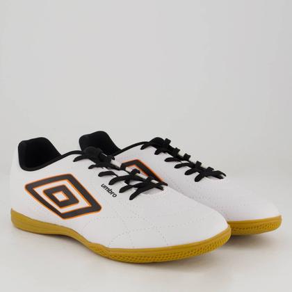 Imagem de Chuteira Umbro Class Footballer Futsal Branca e Preta