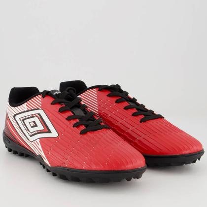 Imagem de Chuteira Umbro Fire Society Vermelha