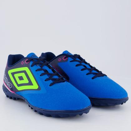 Imagem de Chuteira Umbro Techno II Society Marinho e Verde