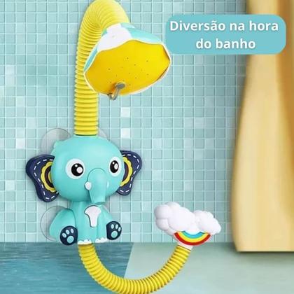 Imagem de Chuveirinho Presente Para Bebê Crianças Banho Elefante Natal