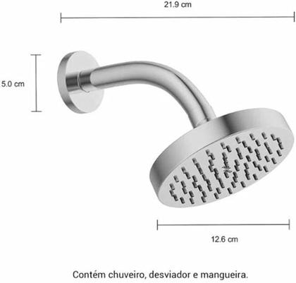 Imagem de Chuveiro de Parede Flex com Tubo 1955.C.STD - Deca