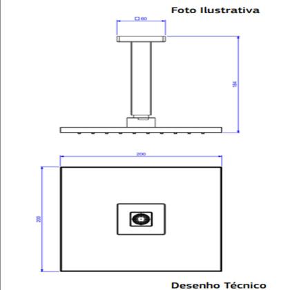 Imagem de Chuveiro Deca 1934 C Tet C/Tubo Teto