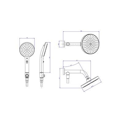 Imagem de Chuveiro Deca Flex c/ Desviador Redondo Cromado 2083.C.DES