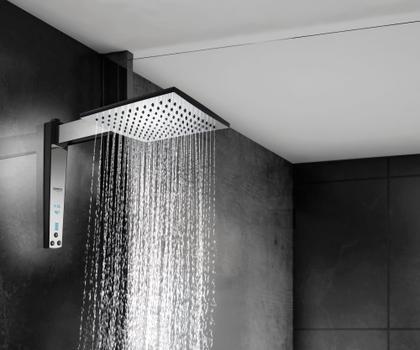 Imagem de Chuveiro Ducha Acqua Century Digital Lorenzetti Preto Cromado 220v 6800w