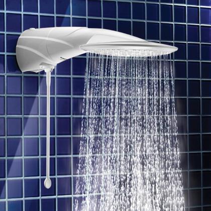 Imagem de Chuveiro Ducha Advanced Blindado Eletrônico Branco 220v 6000w Lorenzetti