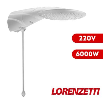 Imagem de Chuveiro Ducha Advanced Blindado Eletrônico Branco 220v 6000w Lorenzetti