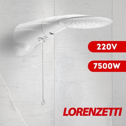 Imagem de Chuveiro Ducha Advanced Turbo Multitemperaturas Branco Pressurizador 220v 7500w Lorenzetti