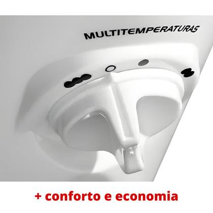 Imagem de Chuveiro Ducha Advanced Turbo Multitemperaturas Branco Pressurizador 220v 7500w Lorenzetti