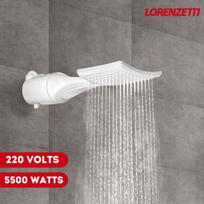 Imagem de Chuveiro Ducha Multitemperaturas Loren Shower Ultra Lorenzetti 220V 5500W Branco