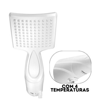 Imagem de Chuveiro Ducha Multitemperaturas Loren Shower Ultra Lorenzetti 220V 5500W Branco