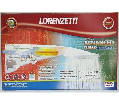 Imagem de Chuveiro ducha turbo advanced eletronico 7500w 220v lorenzetti