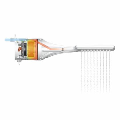 Imagem de Chuveiro Elétrico Lorenzetti Loren Shower Eletrônico Branco 127V com Controle Eletrônico de Temperatura