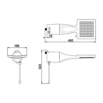 Imagem de Chuveiro Eletrônico Loren Shower 220V - Lorenzetti