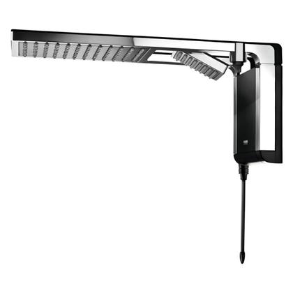 Imagem de Chuveiro Eletrônico Lorenzetti Acqua Duo Ultra Preto Cromado 5500w 127v