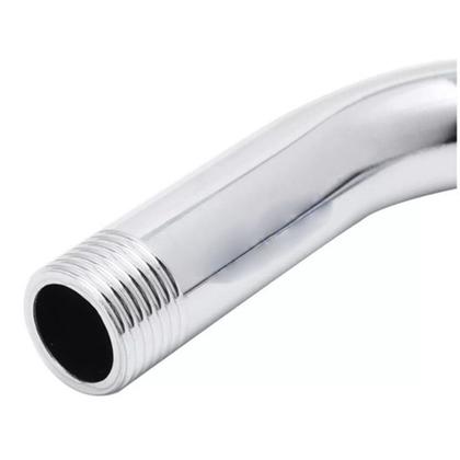 Imagem de Chuveiro Inox Cromado 20x20 Ducha Slim Banheiro Area Externa Banho Piscina