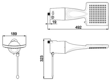 Imagem de Chuveiro Loren Shower Ultra Eletrônico 220V - Lorenzetti