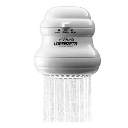 Imagem de Chuveiro Lorenzetti 220V 4600W Lorenbello com Braço - Banhos Relaxantes e Práticos