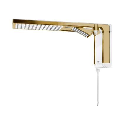 Imagem de Chuveiro Lorenzetti Acqua Duo Branco Matte Gold 7800W 220V