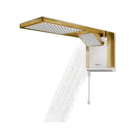 Imagem de Chuveiro Lorenzetti Acqua Duo Branco Matte Gold 7800W 220V