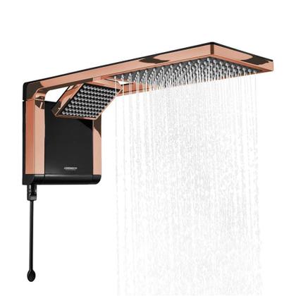 Imagem de Chuveiro Lorenzetti Aquecimento Solar Rosa Gold Acqua Ultra Duo 220v 7800w