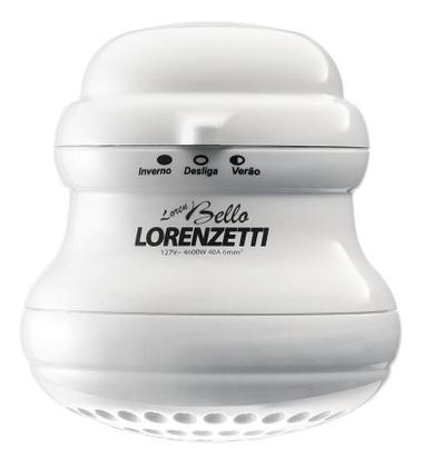 Imagem de Chuveiro Lorenzetti Bello Banho Ultra Com Cano 5500w  Branco