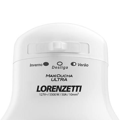 Imagem de Chuveiro Lorenzetti Maxi Ducha Ultra 5500w 127v Branco 3t