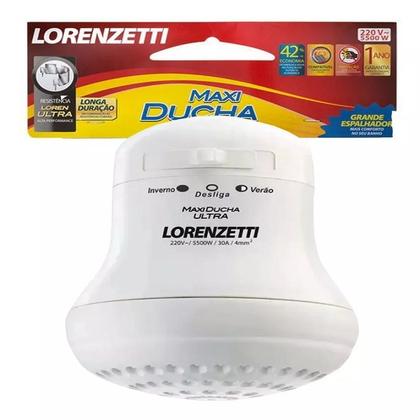 Imagem de Chuveiro Maxi Ducha ULTRA 03 Temperaturas 220 Volts 5500 Watts LORENZETTI