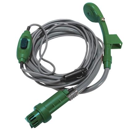Imagem de Chuveiro Portátil 12V Guepardo Camping Shower VERDE E CINZA