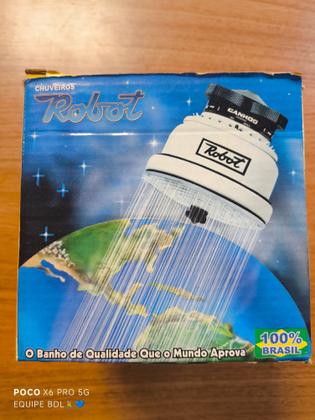 Imagem de Chuveiro Robot Aço 4 Temp. Automático Branco 220v / 6200w ou 127v / 5100W