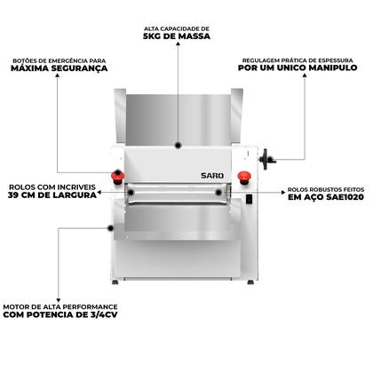Imagem de CI39 Cilindro Elétrico Industrial 3/4cv 220V 390x57mm