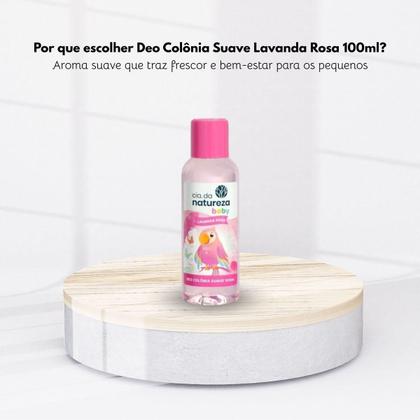 Imagem de Cia da Natureza Deo Colonia Baby Lavanda Rosa 100 ml