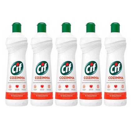 Imagem de Cif Removedor De Gorduras 500Ml Kit 5