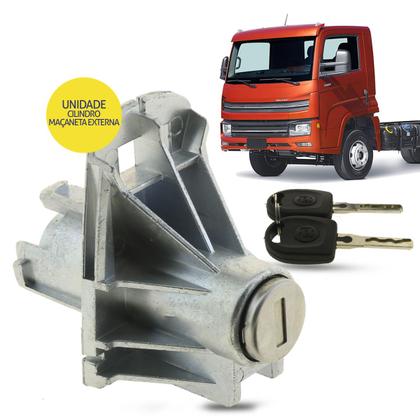 Imagem de Cilindro da Porta Dianteira Com Chave Volkswagen Caminhão Delivery Express e-Delivery 2018 2019 2020 2021 2022
