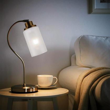 Imagem de Cilindro de vidro fosco GO&SO para abajur, 14x10cm, pacote com 6