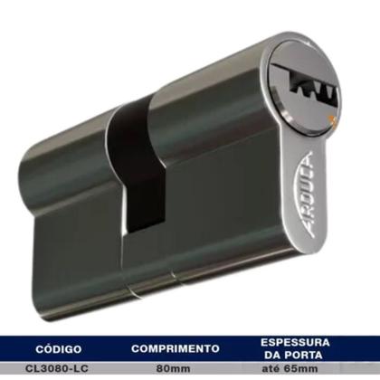 Imagem de Cilindro Europerfil 80mm Latão Cromado CL3080-LC Arouca