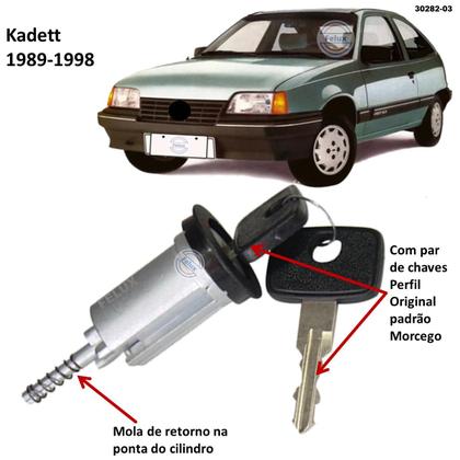 Imagem de Cilindro Ignição e partida c/ chave Kadett 1989-1996 Morcego