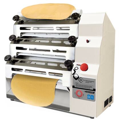 Imagem de Cilindro Laminador Elétrico 6 Rolos com Regulador de Velocidade Bivolt 400x57mm 1/2cv 50/60 HZ Saro Branco
