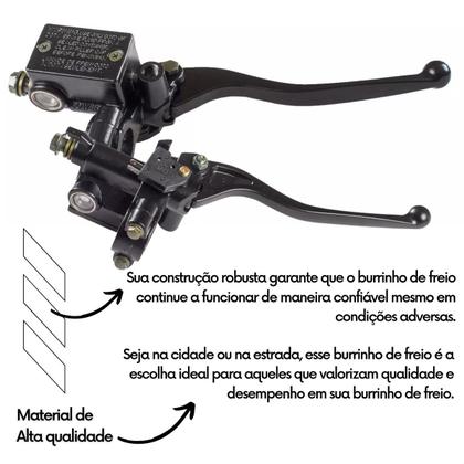 Imagem de Cilindro Mestre Burrinho Freio Cg Titan 125 Cbx 250 Cb 300