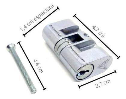 Imagem de Cilindro Miolo Tambor Para Fechadura Aliança Cr Original
